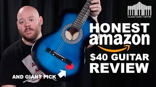 Honest Unboxing and Review Amazon Best Selling 40 Acoustic Guitar  Guitar Buyers Guide [upl. by Acinorrev865]