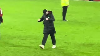 Klopp fist pumps 💪 Players celebrate 🔴 Lost Wedding Ring 💍 Baldy ref 👴 One Kiss 🎵 [upl. by Mandelbaum]