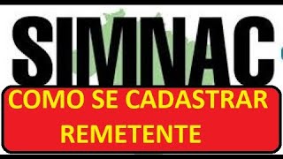 Cadastro Remetentes  Passo a passo para credenciamento para empresas Remetentes PIN SIMNAC SUFRAMA [upl. by Dnaltiak]