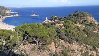 Overview across Tossa de Mar and Vila Vella enceinte [upl. by Drape]