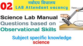 NVS LAB TECHNIQUE  lab attendant subject specific knowledge iploma in lab technique [upl. by Atahs]