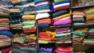 Wholesale dress materials for ladies  srirampuram clothes market in Bangalore [upl. by Johnath]