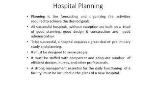 Hospital Planning and Design pptx [upl. by Bob445]