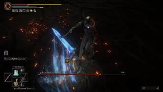 ELDEN RING  NG MALENIA DARK MOON GREATSWORD KNIGHT BUILD [upl. by Ydde]