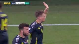 Scott McTominay Goal Scotland vs Switzerland 11 Goals and Extended Highlights [upl. by Dorahs]