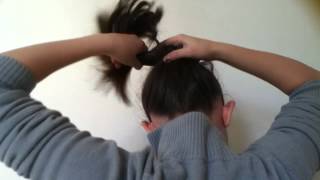 Idée coiffure cheveux longs  modèle chignon danse classique [upl. by Adnohsor193]