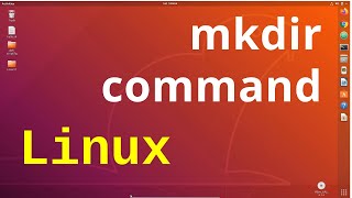 mkdir command in linux  creating directory in linux  Linux Command Line Tutorial [upl. by Freud]