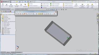 Planificando a Chapa Metálica  Curso SolidWorks 2011  Aula 84  cadguru [upl. by Fattal806]