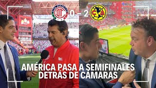 LO QUE NO VISTE del pase del AMÉRICA desde el ESTADIO  Toluca 0  2 América  Andrés Vaca [upl. by Aenotna]