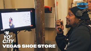 Marshawn and Georges Vegas Shoe Store Takeover  N Yo City  Prime Video [upl. by Ialocin]