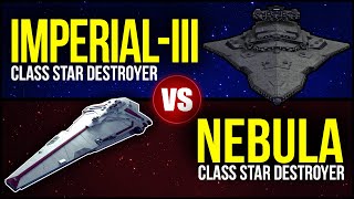 EXECUTOR Super Star Destroyer vs ASSERTOR Dreadnought  Star Wars Starship Versus [upl. by Inittirb]