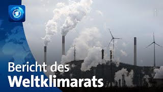 IPCCBericht Weltklimarat drängt zur Eile beim Klimaschutz [upl. by Itirahc889]