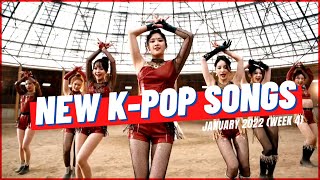 NEW KPOP SONGS  JANUARY 2022 WEEK 4 [upl. by Iphlgenia]