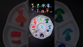 Inside Out 2 Character Color Mixing colormixing insideout2 satisfying asmr shorts [upl. by Quintie]