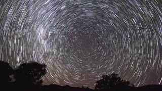 Startrail amp Timelapse 2015  Northern vs Southern Hemisphere [upl. by Rovert]