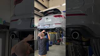 MK8 GTI Flow Design Splitter Install volkswagen GTI shorts [upl. by Amyas]