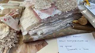 A beautiful Lace Journal Kit by Georganne and Andi [upl. by Boulanger243]