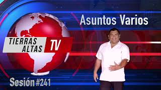 Sesión 241  Concejo Municipal  Tierras Altas TV Chiriqui [upl. by Noremak]