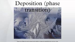 Deposition phase transition [upl. by Yenroc]