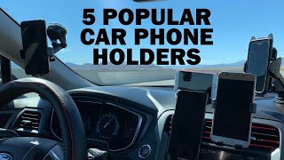 5 Cheap Car Phone Holders Compared and Tested 2022 [upl. by Soilissav]