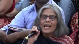 Prof Tanika Sarkar Lecture at JNU Alternative Classroom delivered on 25022016 [upl. by Evreh88]