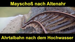 Die Ahrtalbahn im November 2021 22 von Mayschoß nach Altenahr Fotos [upl. by Enrak867]