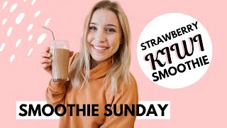 Smoothie Sunday Episode 15  Strawberry Kiwi Smoothie Recipe [upl. by Fulmis239]