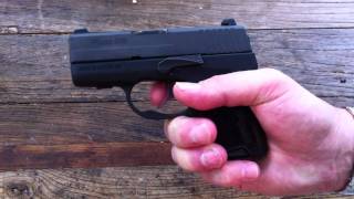 SIG SAUER P290 trigger pull [upl. by Nireves]