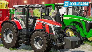 LS22 XXL Farm 1 Einzug auf dem neuen Hof mit den ersten Geräten  FARMING SIMULATOR 22 [upl. by Hartnett]