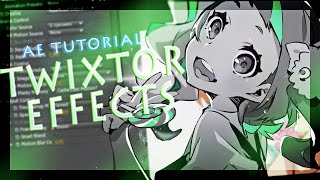 AE Tutorial Twixtor effects [upl. by Carlota614]