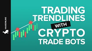 How to use the Trend Lines trading strategy with a crypto trading bot HaasBot [upl. by Hulda]