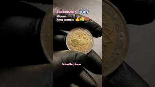 2 Euro Coin from Luxembourg 🇱🇺 2007  Rare and collectable coin2eurocoin ytshorts [upl. by Treat]