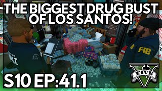 Episode 411 The Biggest Drug Bust Of Los Santos  GTA RP  GW Whitelist [upl. by Eirollam]