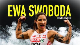 Ewa Swoboda Highlights  Polish Sprinter 2024 Ewa Swoboda powers to 701  World Indoor Tour 2024 [upl. by Ahsikat]