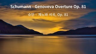 Schumann  Genoveva Overture Op 81 [upl. by Llenad]