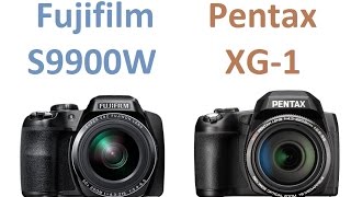 Fujifilm S9900W vs Pentax XG1 [upl. by Eelanej]