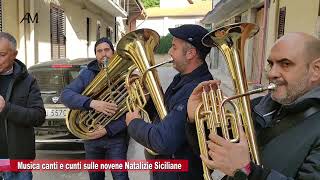 🎷🎺🥁 MUSICA CANTI E CUNTI DELLE NOVENE NATALIZIE SICILIANE [upl. by Catherine]