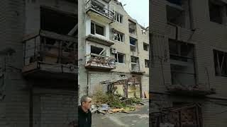 Pokrovsk  27102024 Civilians Film The Aftermath Of Russian Shelling Of The Residential Sector [upl. by Pansir]