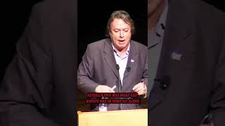 Trying to detect the finger of god in human affairs is pointless  Christopher Hitchens shorts [upl. by Christis]