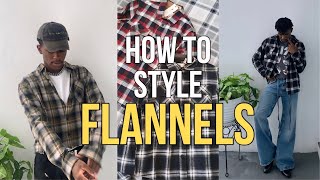 How To Style Flannel  Men Fashion [upl. by Masao]