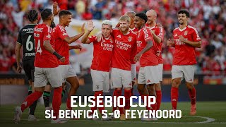 ResumoHighlights  Eusébio Cup SL Benfica 50 Feyenoord [upl. by Leaj211]