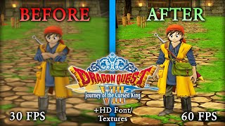 Dragon Quest VIII  PS2 HD Remaster NEW UI FontsTextures  PCSX2 173715  60 FPS Patch Gameplay [upl. by Salomon97]