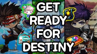 MapleStory DESTINY Update GET READY NOW [upl. by Chick]