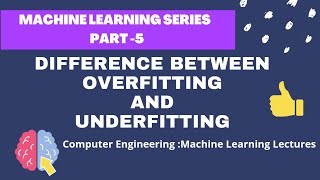 Difference Between Overfitting And Underfitting In Machine Learning Model  machinelearning 35 [upl. by Barrie417]