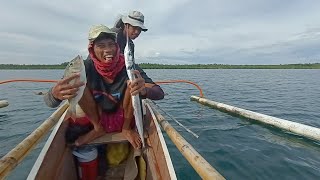 Traditional handline fishing Ibatibang klaseng isda Ang aming nahuli [upl. by Vedette]