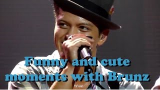 Bruno Mars Funny and Cute Moments with Brunz Part 1 [upl. by Aneehsat273]