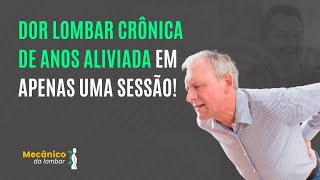 DOR LOMBAR CRÔNICA DE ANOS ALIVIADA EM APENAS UMA SESSÃO [upl. by Ursala]