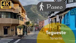 Paseo por Tegueste Tenerife  por la mañana 4K [upl. by Rezeile833]