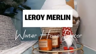 LEROY MERLINΧΕΙΜΩΝΙΑΤΙΚΑ ΔΙΑΚΟΣΜΗΤΙΚΑWINTER HOME DECOR [upl. by Annalise]