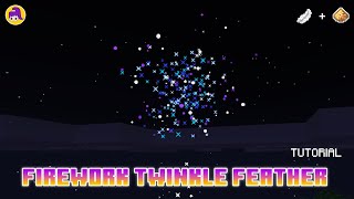 How to craft Twinkle Firework with Feather  Minecraft mini tutorial [upl. by Odnesor]